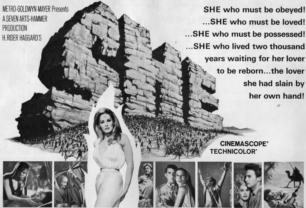 Selling Ursula Andress – The Pressbook for “She” (1965)