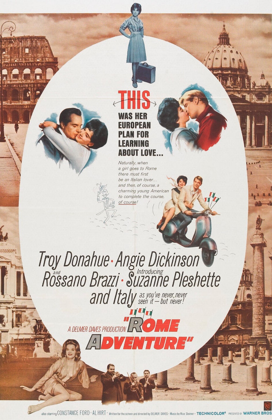 Rome Adventure / Lovers Must Learn (1962) ***