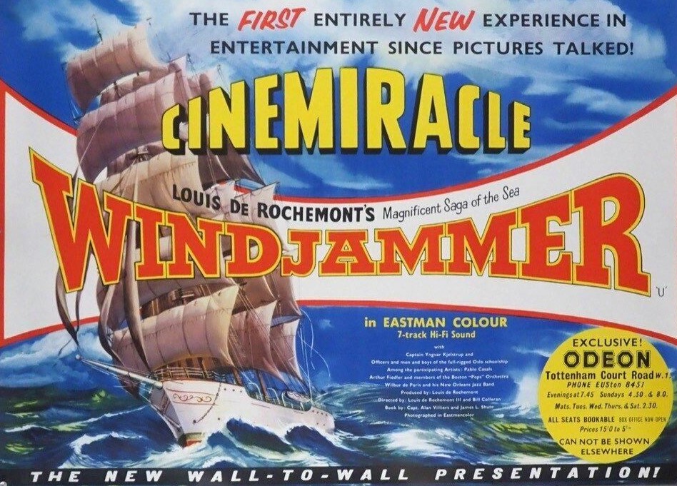 Windjammer (1958) **** – Seen in Cinerama at the Bradford Widescreen Weekend