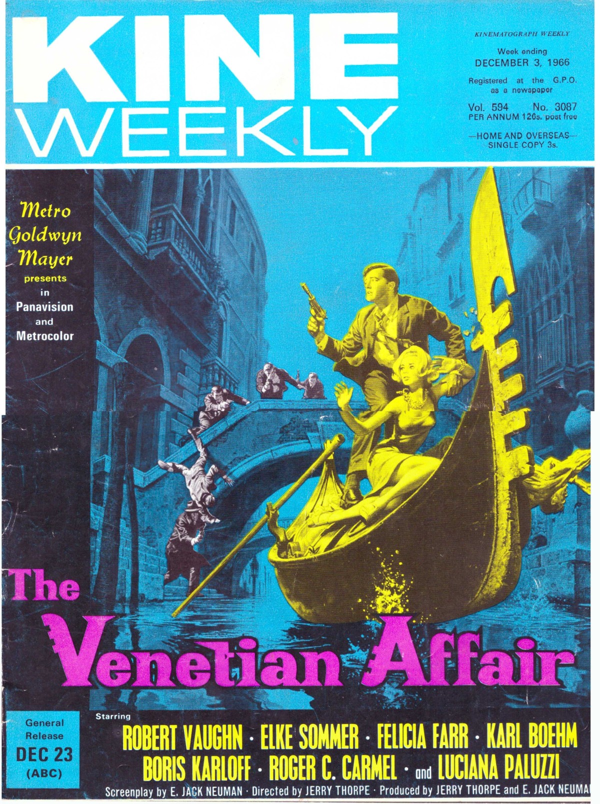 The Venetian Affair (1966) ****